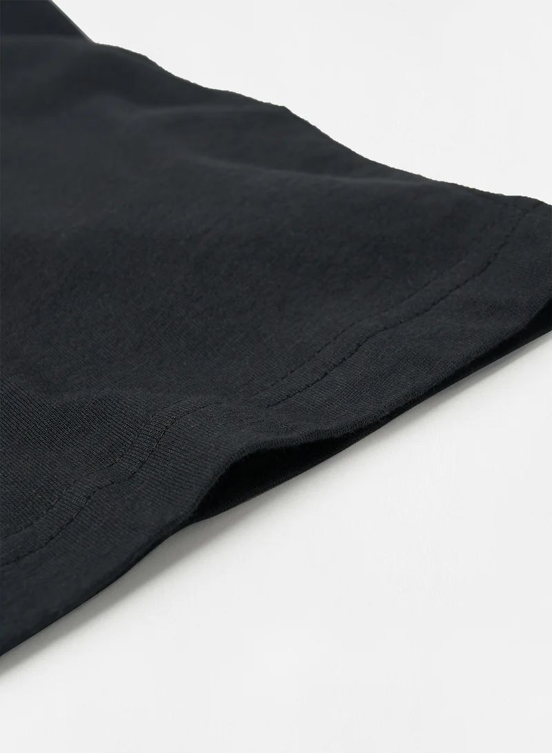 Nike Girls Sportswear Crop Top Black