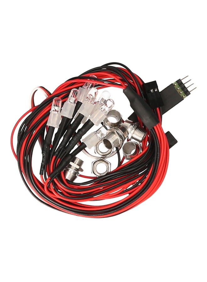 Generic - 8 LED Light Kit Replacement For Axial SCX10 Traxxas TRX4 D90 Redcat GEN8 hpi RC Car 14 x 1 x 10cm - Image 1