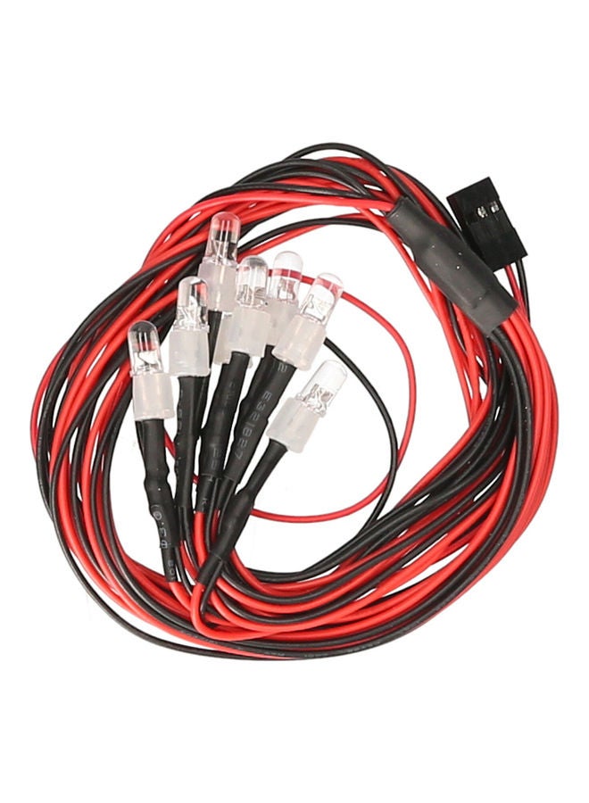 Generic - 8 LED Light Kit Replacement For Axial SCX10 Traxxas TRX4 D90 Redcat GEN8 hpi RC Car 14 x 1 x 10cm - Image 1