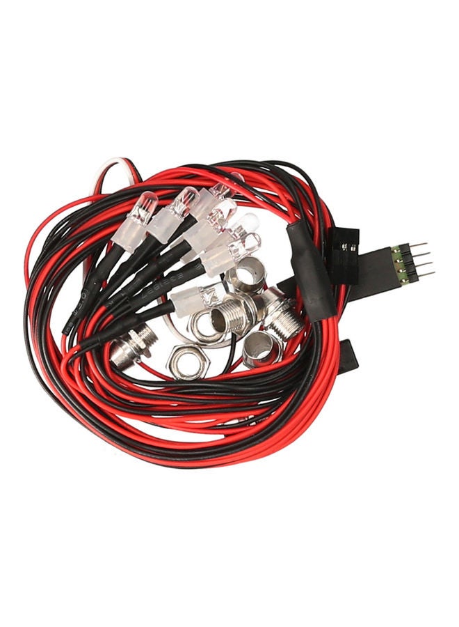 Generic - 8 LED Light Kit Replacement For Axial SCX10 Traxxas TRX4 D90 Redcat GEN8 hpi RC Car 14 x 1 x 10cm - Image 1