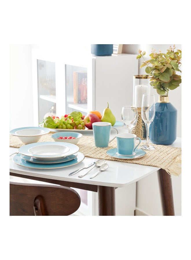 Home Box Elegente Vegetable Bowl Blue 12 x 12cm  - Image 5