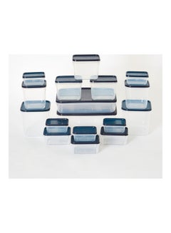 Home Box 17-Piece Food Container Set Blue 1200ml  - Image 1