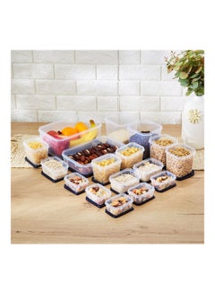 Home Box 17-Piece Food Container Set Blue 1200ml  - Image 3