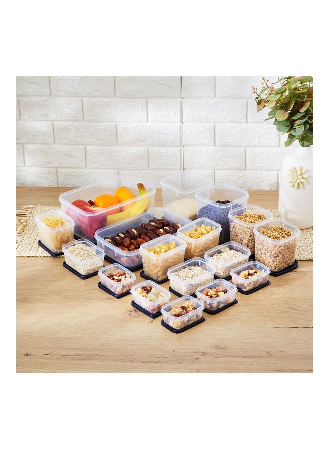 Home Box 17-Piece Food Container Set Blue 1200ml  - Image 3