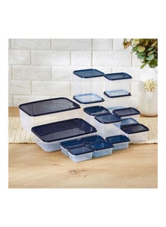 Home Box 17-Piece Food Container Set Blue 1200ml  - Image 2