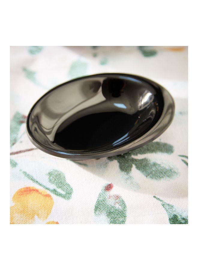 Home Box Classic Lara Miniature Platter Black 10 x 12cm  - Image 2