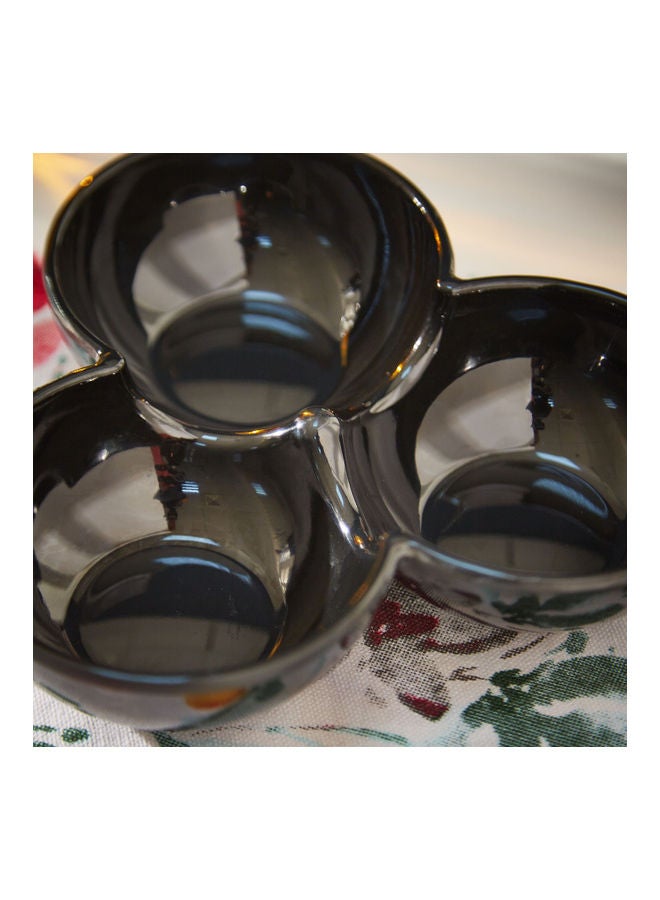 Home Box Classic Trio Round Pickle Bowl Black 17.5cm  - Image 4