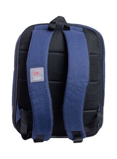 E-Train Laptop Backpack With Zipper Puller Blue/Grey  - Image 2