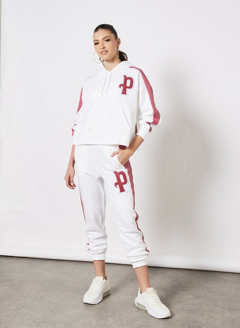 PUMA - Team Sweatpants White - Image 1