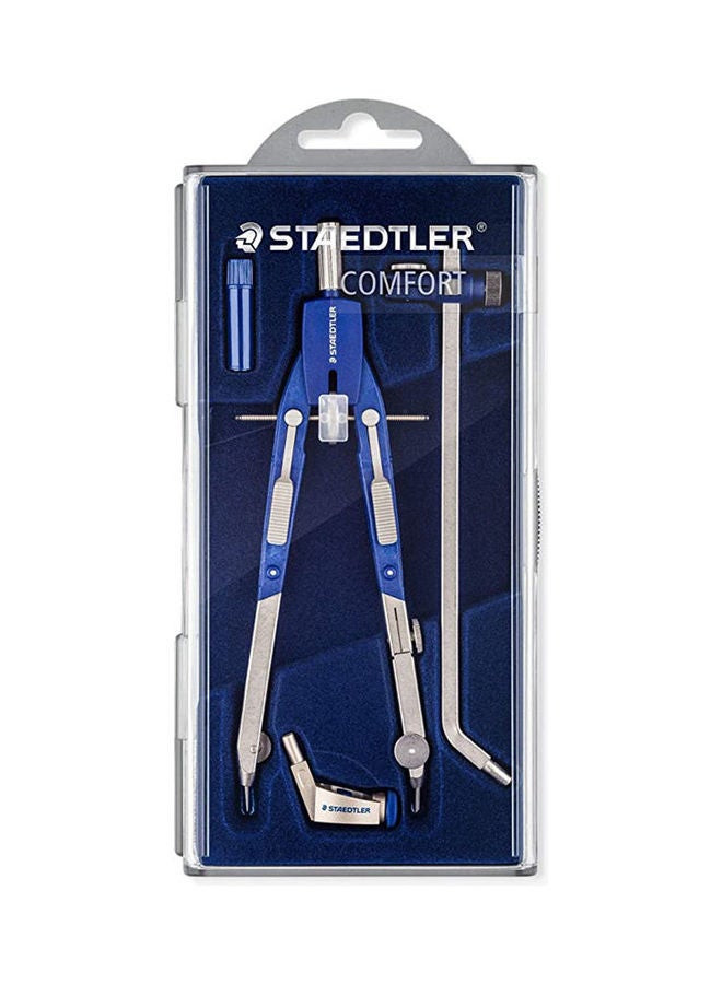 STAEDTLER - Mars Comfort 552 02 Set (Compass With 2.0 Mm. Lead, Universal Adapter, Extension Bar, Spares Box) Multicolour - Image 1