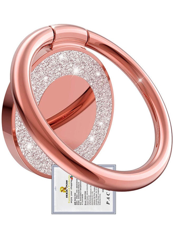 Rock Pow Phone Ring Kickstand Holder Rose Gold - Image 1