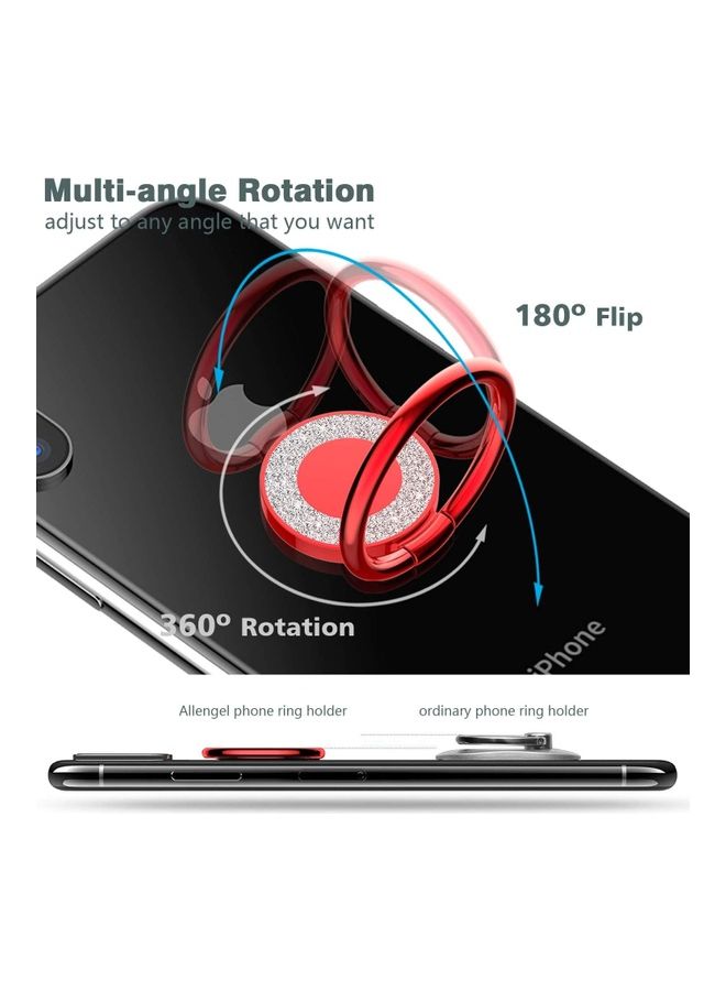 Rock Pow Phone Ring Kickstand Holder Red - Image 5