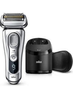 BRAUN Wet & Dry Shaver With Clean And Charge Station Black/Silver  - Image 1