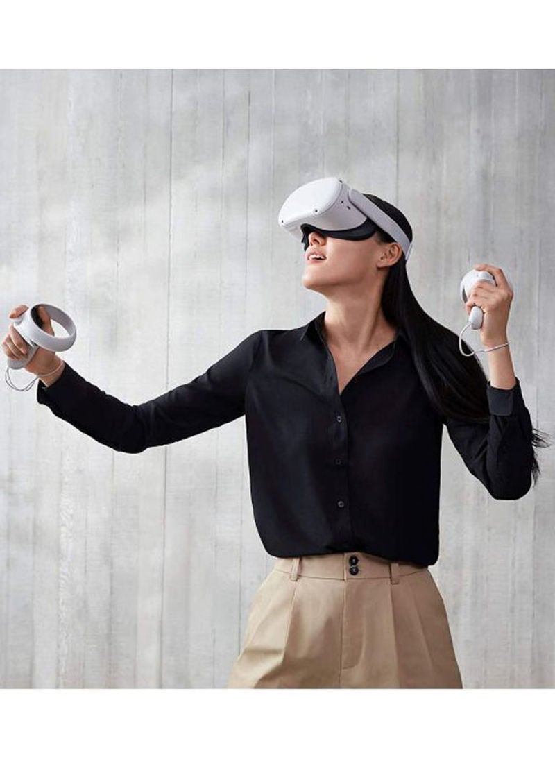 Oculus - Renewed - Quest 2 Advanced All-In-One VR Headset White - Image 1