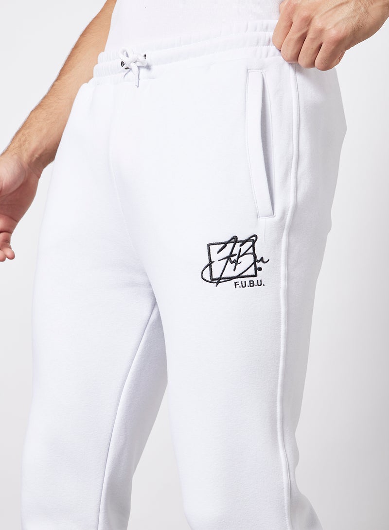 FUBU - Script Essential Sweatpants White - Image 1