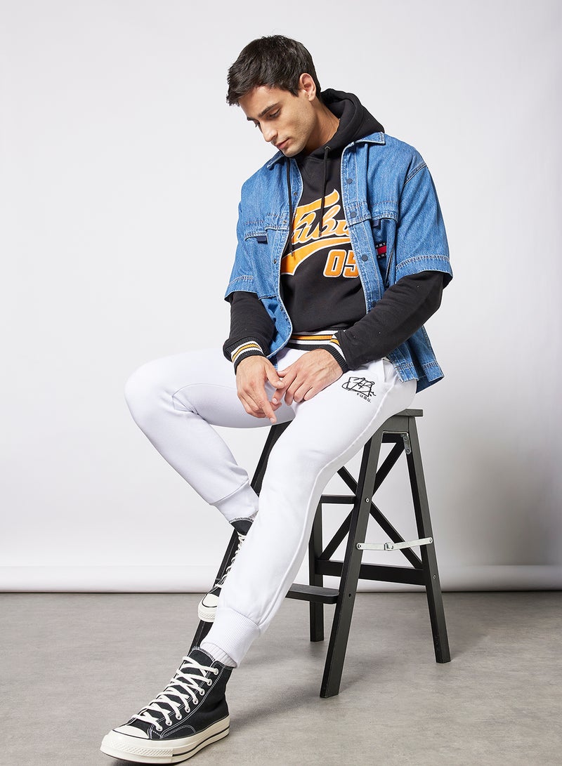 FUBU - Script Essential Sweatpants White - Image 1