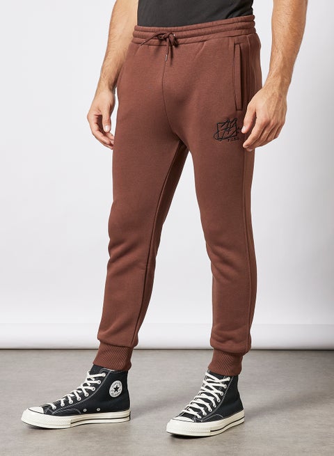 Script Essential Sweatpants Dark Brown