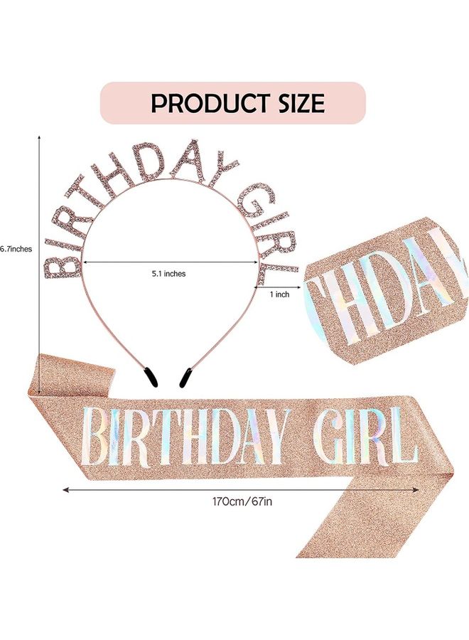 MissTiara Birthday Girl Sash And Rhinestone Tiara Kit  - Image 3