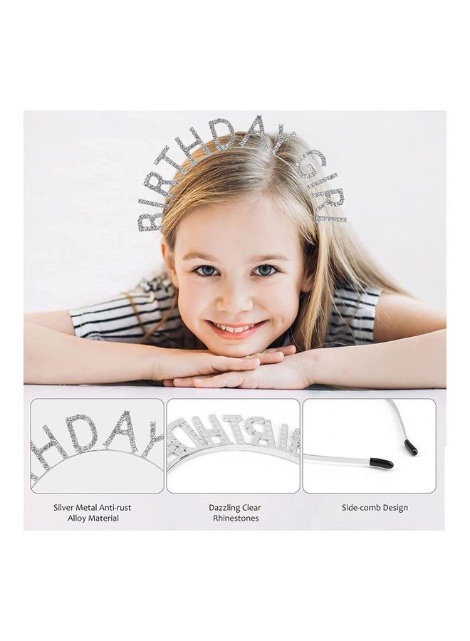 MissTiara Birthday Girl Sash And Rhinestone Tiara Kit  - Image 3