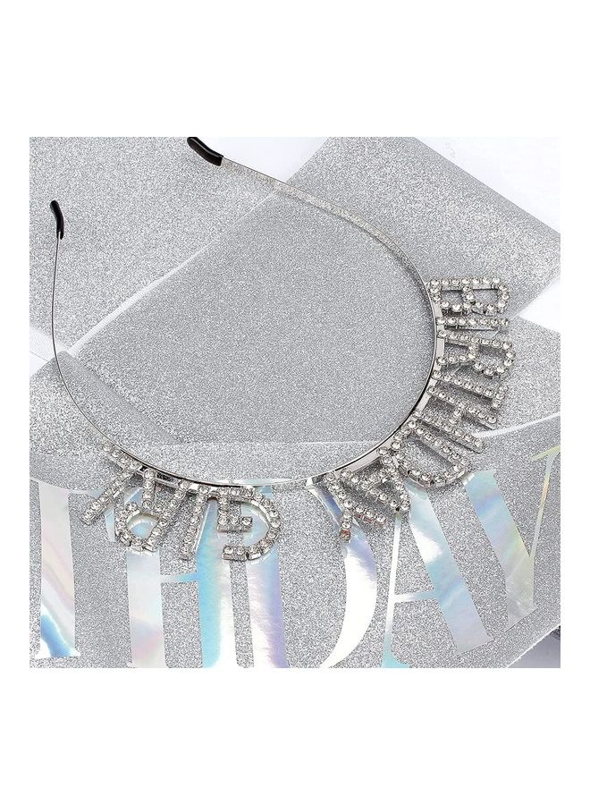 MissTiara Birthday Girl Sash And Rhinestone Tiara Kit  - Image 5