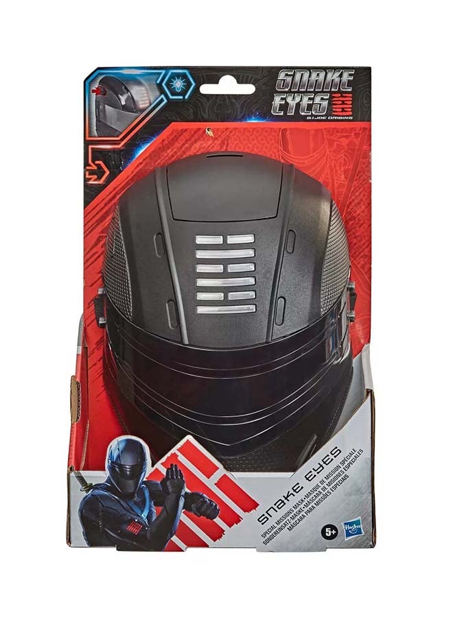G. I. Joe - Snake EyesG.I. Joe Origins Snake Eyes Special Missions Mask With Electronic Light Effects For Kids Roleplay, Toys For Kids Ages 5 And Up - Image 1