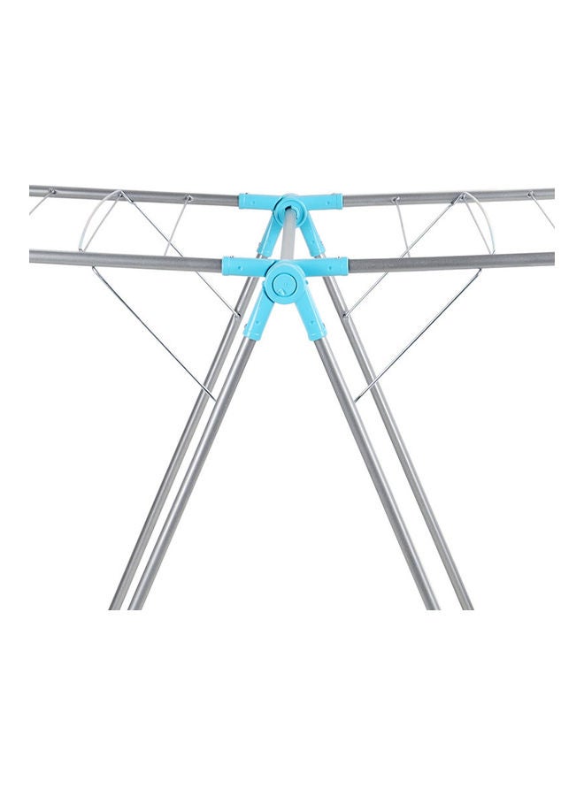 Royalford Wonder Cloth Dryer Durable Rust Proof Metal Wire And Frame 82X55X103Cm Multicolor Silver 103x61x4.5cm  - Image 4