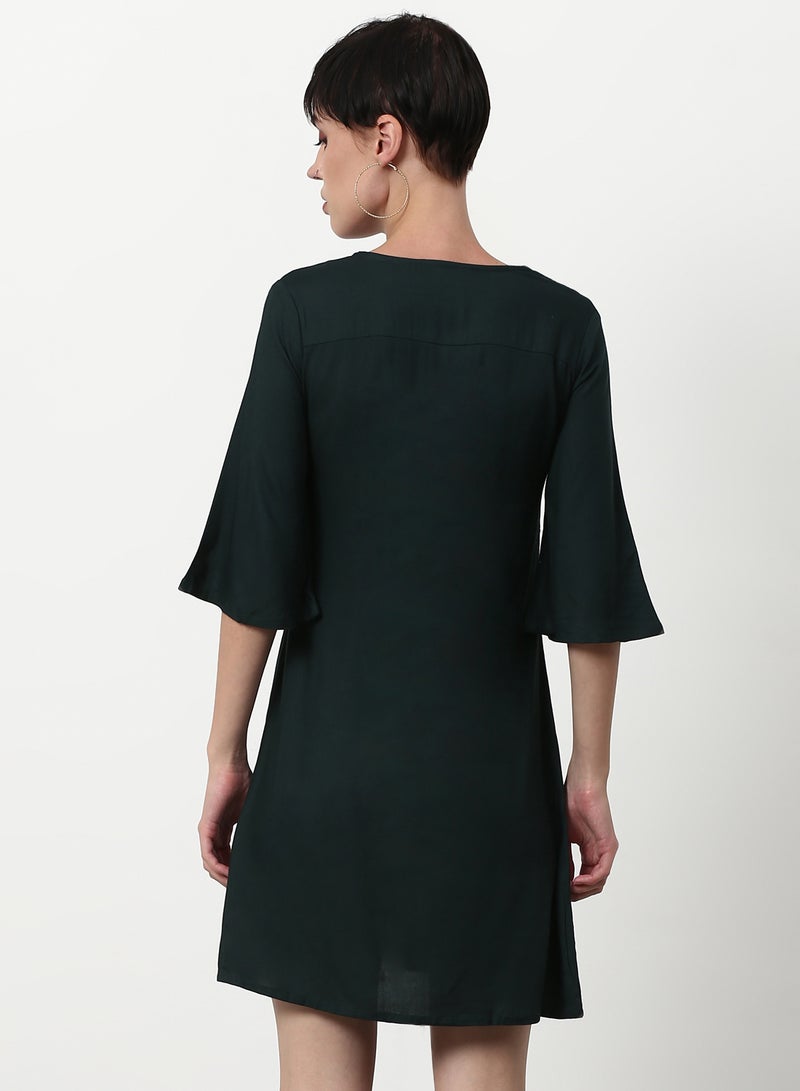 ABOF Regular Fit Casual Dress Dark Grey - Image 2