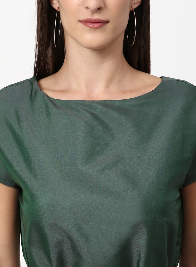 ABOF - Regular Fit Casual Dress Green - Image 1