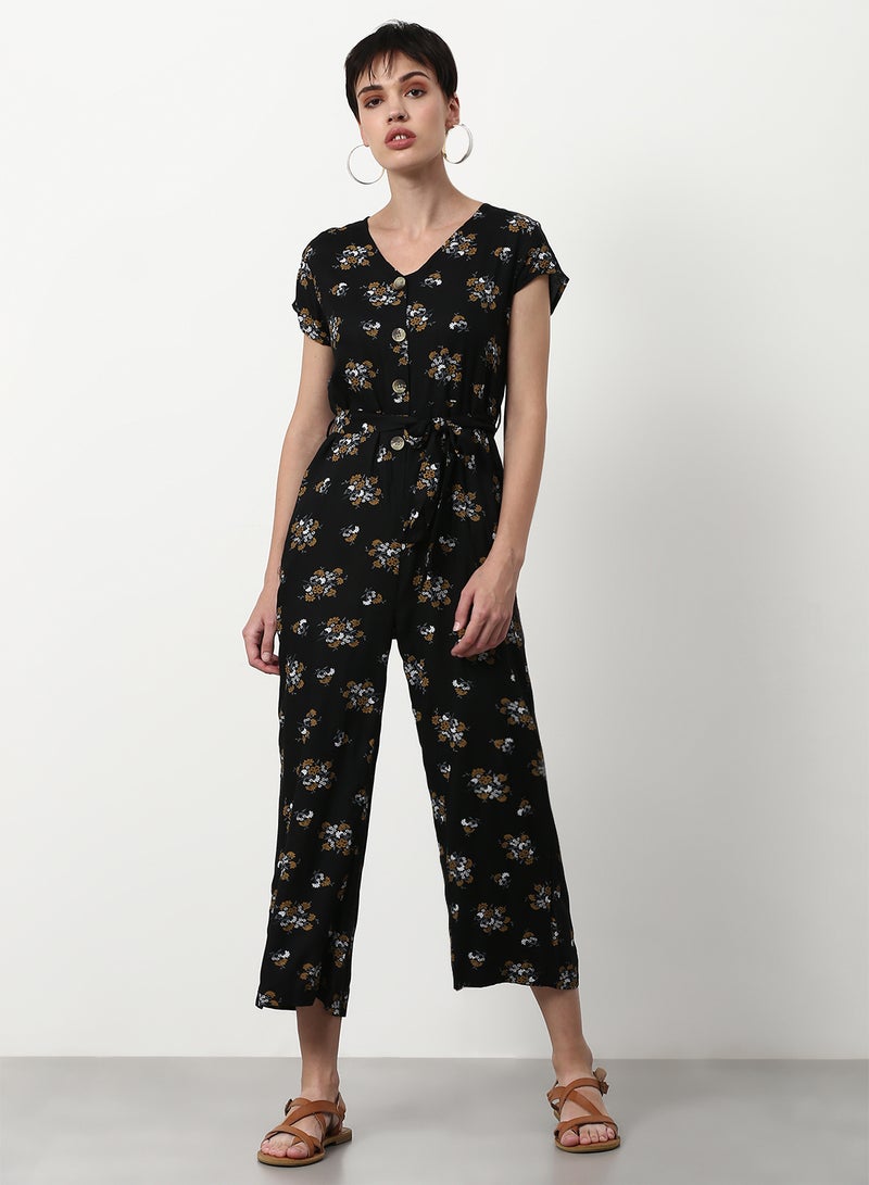 ABOF - Printed Regular Fit Jumpsuit Multicolour - Image 1