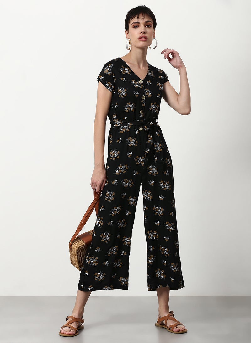ABOF - Printed Regular Fit Jumpsuit Multicolour - Image 1