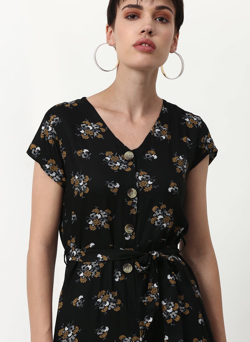 ABOF - Printed Regular Fit Jumpsuit Multicolour - Image 1