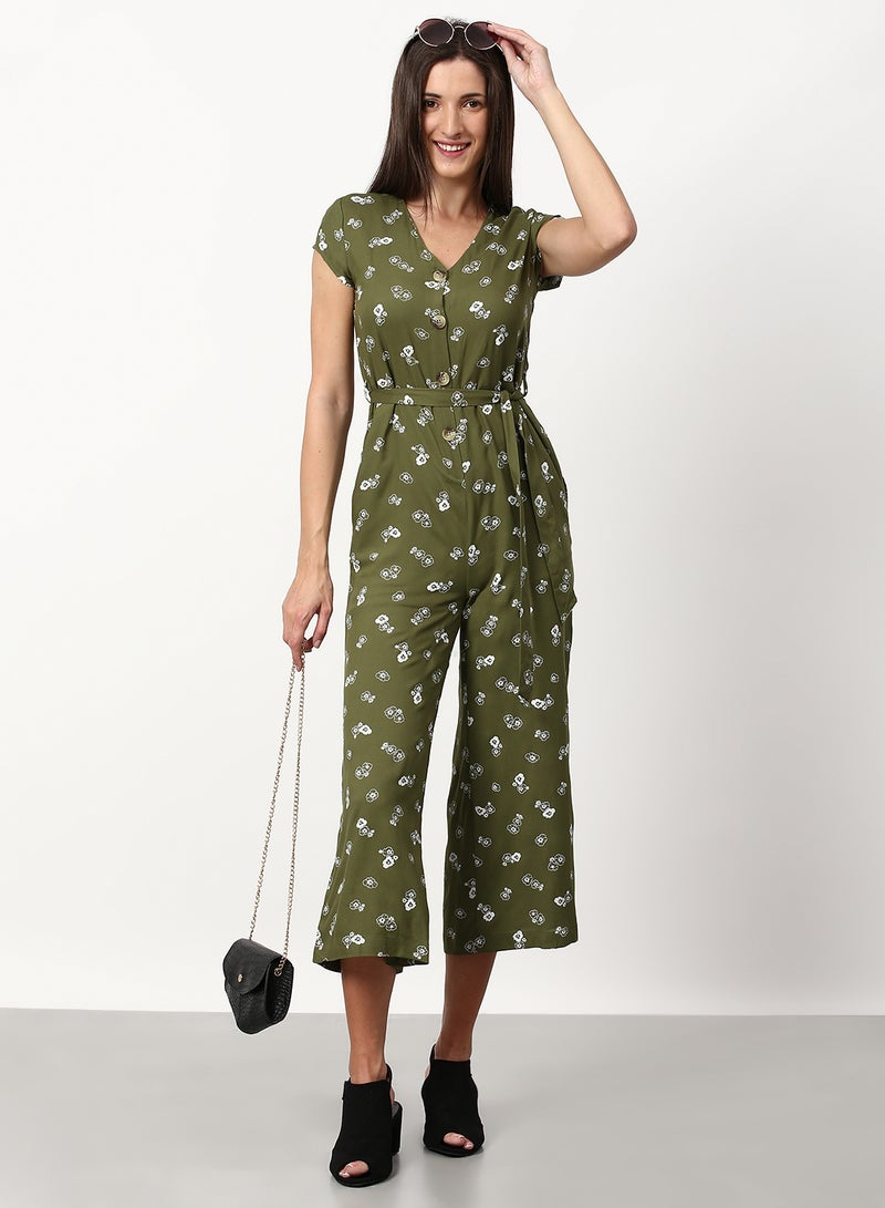 ABOF - Printed Regular Fit Jumpsuit Multicolour - Image 1