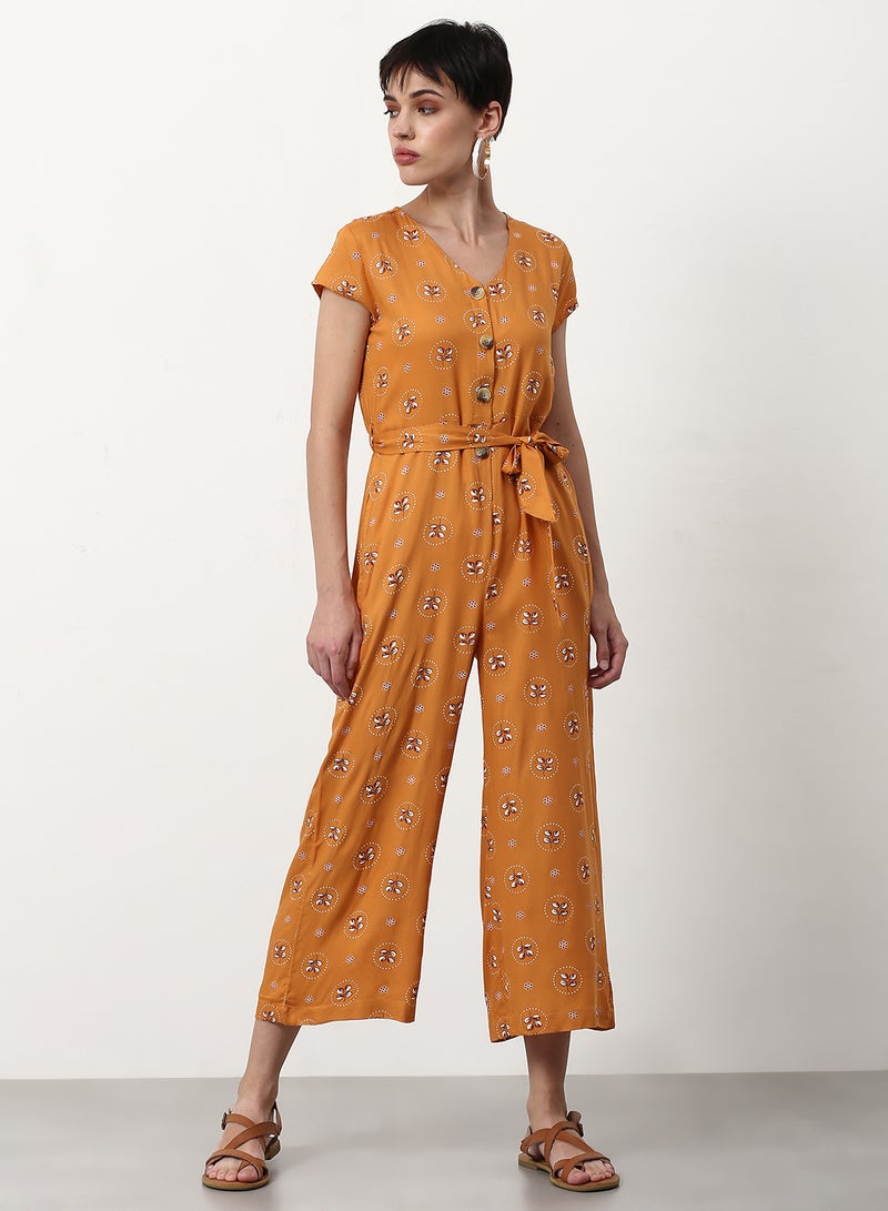 ABOF - Printed Regular Fit Jumpsuit Multicolour - Image 1
