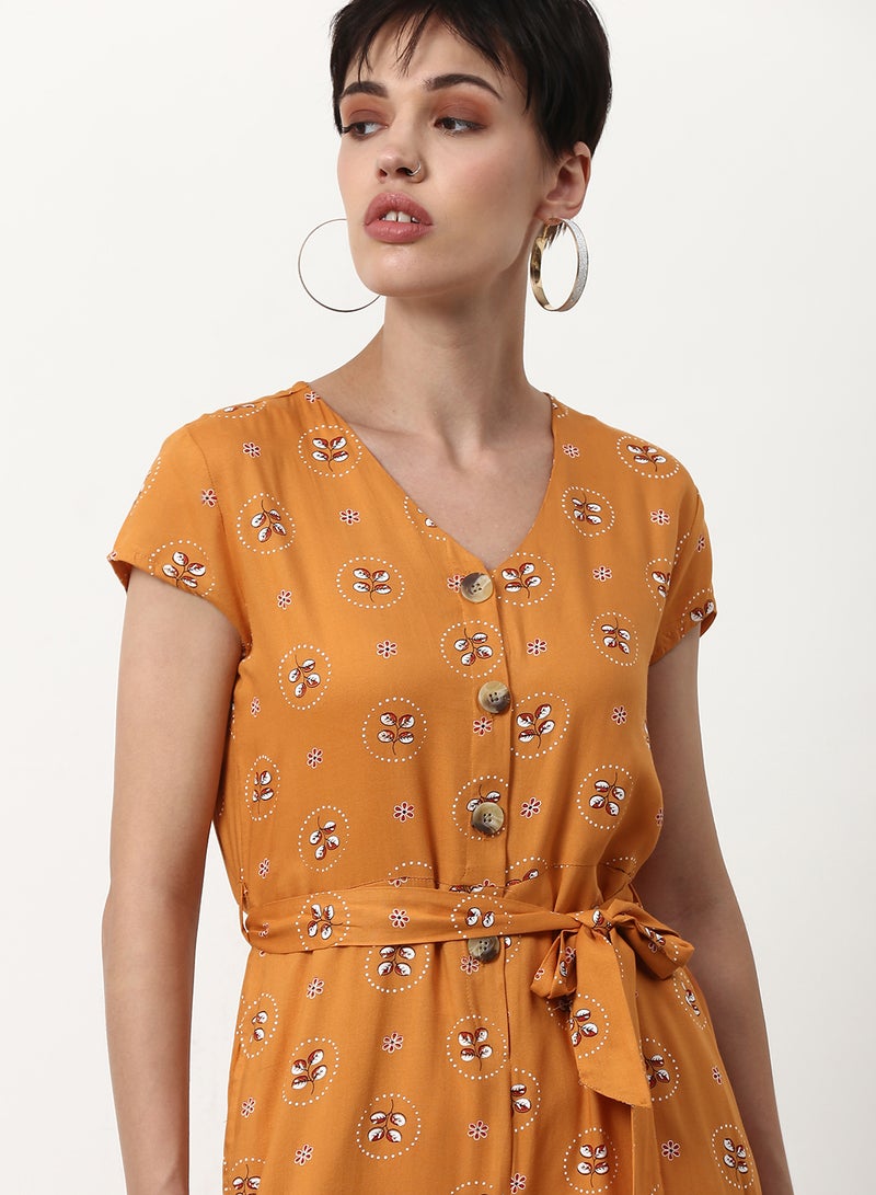 ABOF - Printed Regular Fit Jumpsuit Multicolour - Image 1
