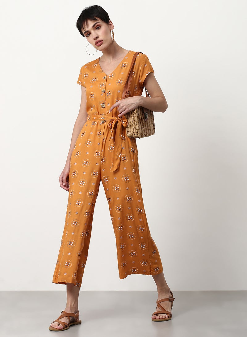 ABOF - Printed Regular Fit Jumpsuit Multicolour - Image 1