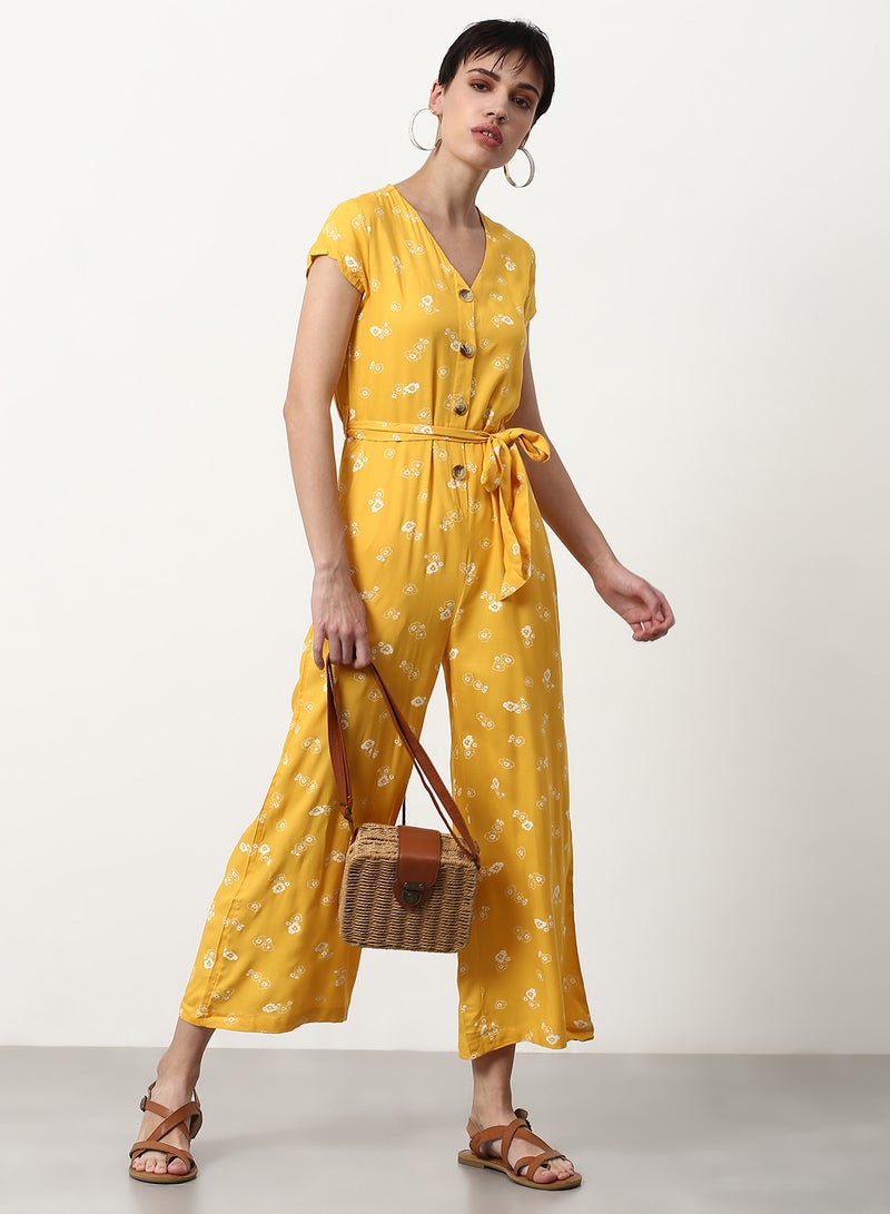 ABOF - Printed Regular Fit Jumpsuit Multicolour - Image 1