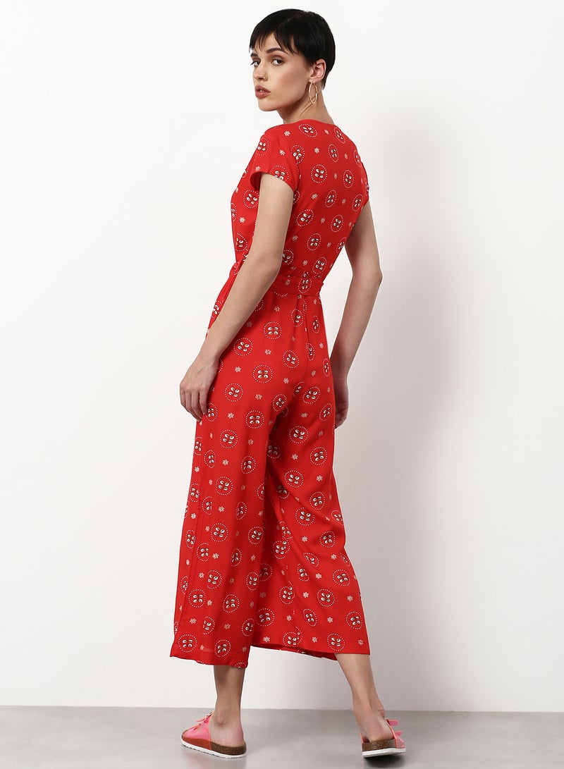 ABOF - Printed Regular Fit Jumpsuit Multicolour - Image 1