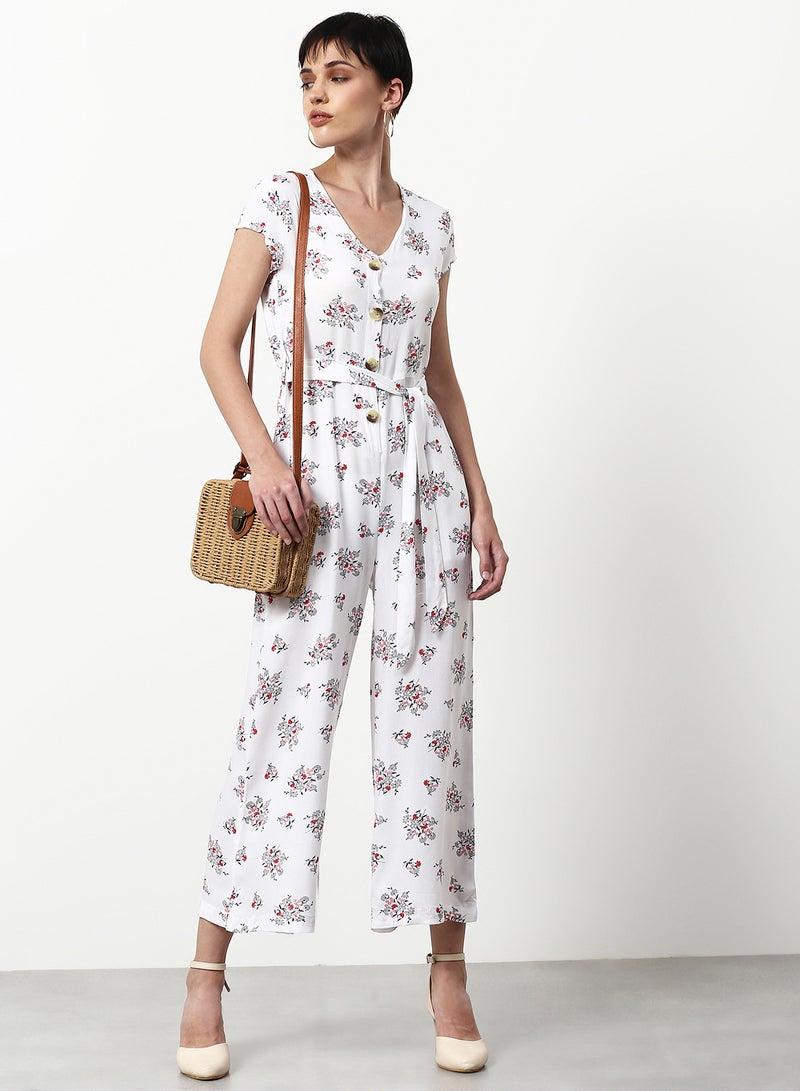 ABOF - Printed Regular Fit Jumpsuit Multicolour - Image 1