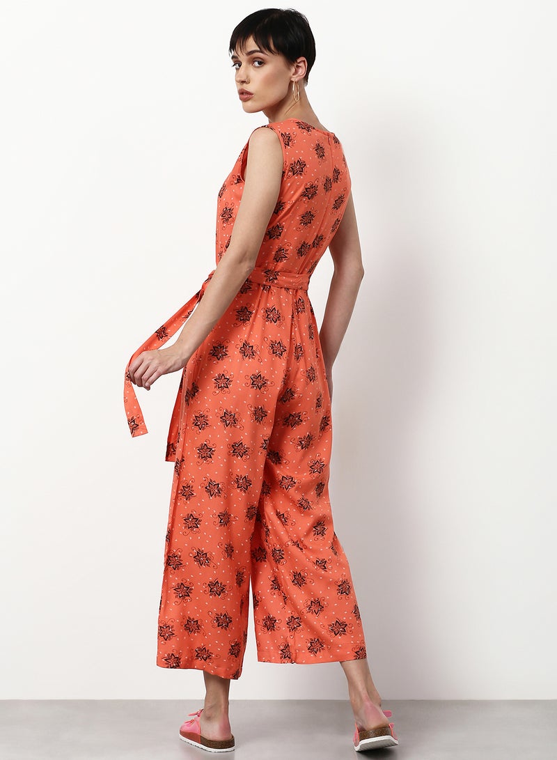 Printed Regular Fit Jumpsuit Multicolour
