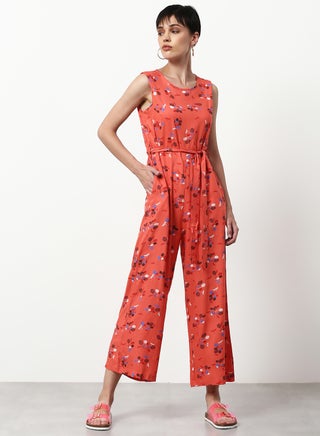 Printed Regular Fit Jumpsuit Multicolour - v1637241922/N49079555V_1