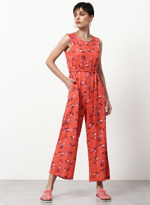 Printed Regular Fit Jumpsuit Multicolour