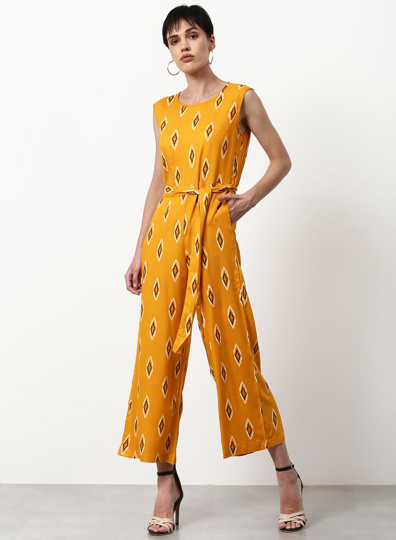 ABOF Printed Regular Fit Jumpsuit Multicolour  - Image 1