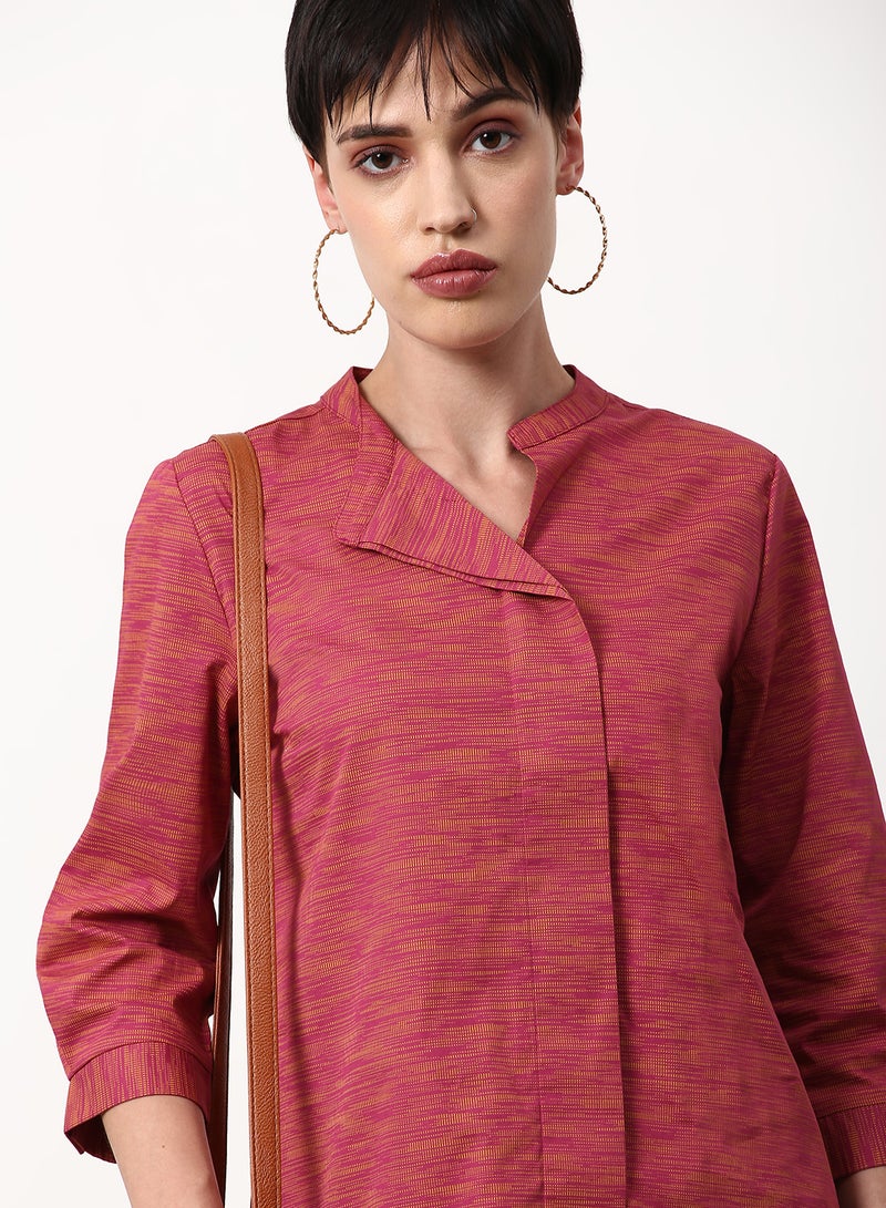 ABOF - Casual Flared Woven Top Multicolour - Image 1