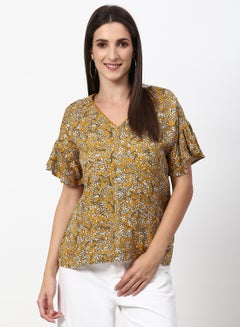 Mustard/White