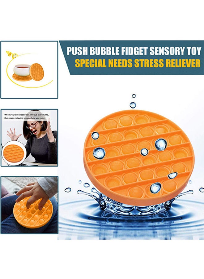 High-Quality Silicone Push Bubble Pop Sensory Fidget Stress Relieve Squishy Toy 12.5x12.5x1.5cm