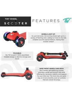 TINY WHEEL 3- Wheel Small Scooter With Comfortable Non Slip Handle For Better Grip  - Image 4