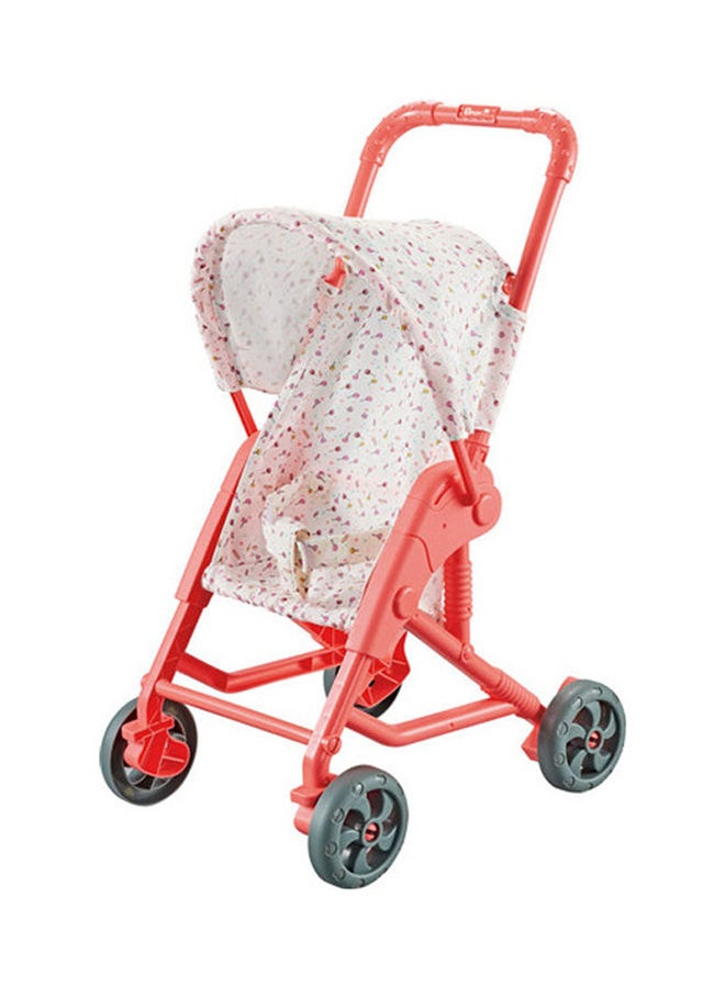 Basmah Baby Doll Stroller Rubber Wheels For Long Lasting Durability, Lightweight And Foldable 36x22x46cm - Image 3