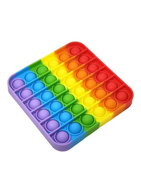 Push Pop Silicone Bubble Sensory Fidget Toy Stress Reliever Durable Sturdy 5x5inch
