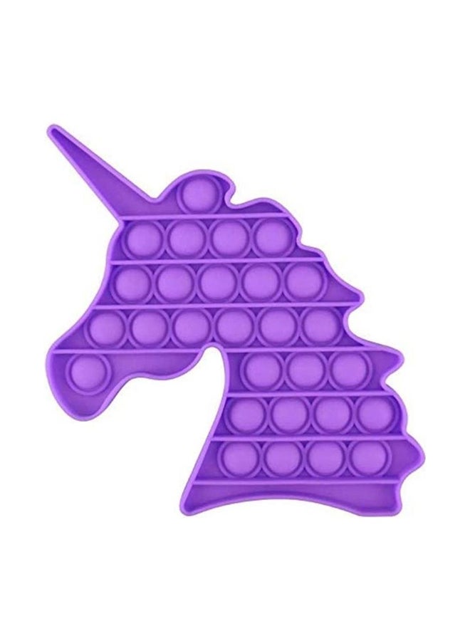 XiuWoo Unicorn High Stress-Anxiety Push Pop Bubble Sensory Fidget Squishy Toy 16.5x1.5x17.5cm - Image 1