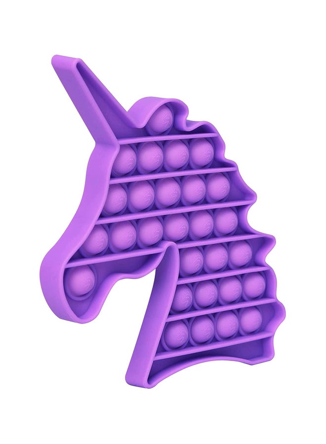 XiuWoo Unicorn High Stress-Anxiety Push Pop Bubble Sensory Fidget Squishy Toy 16.5x1.5x17.5cm - Image 2